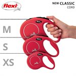 Flexi Classic Cord Extra Small 3m Up to 8kg Red