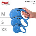 Flexi Classic Cord Medium 8m Up to 20kg Blue