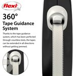 Flexi Comfort Small 5m Tape Up to 15kg Black