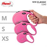 Flexi Classic Cord Medium 8m Up to 20kg Pink