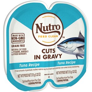 NUTRO Perfect Portions Cat Cuts in Gravy Tuna Recipe 24 / 2.65 oz
