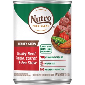 NUTRO Adult Dog Chunks in Gravy Beef Stew 12 / 12.5 oz