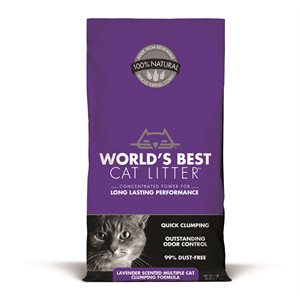 World's Best Cat Litter Lavender Scented Multi-Cat Litter 7LB