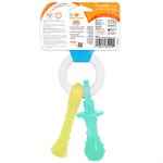 Nylabone Puppy Chew Teething Pacifier Peanut Butter Small