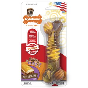 Nylabone Flavor Frenzy Texture Bone Philly Cheesesteak Wolf