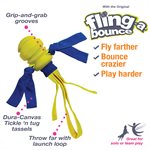 Nylabone Jouet Power Play Balle Fling-A-Bounce 10"