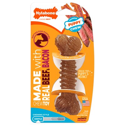 Nylabone Puppy Chew Groove Bone Small