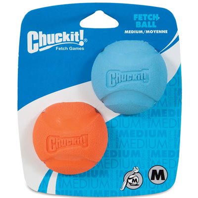CHUCK IT! Fetch Ball 2 Pack Medium