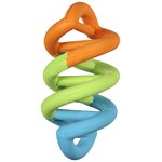 JW Pet « DNA » Hélice Double en Caoutchouc Naturel pour Chiens - Petit