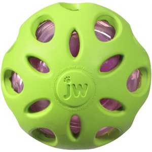 JW Pet Crackle Head Crackle Ball Med.