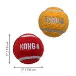 KONG « Softies » Balles de Sport Grandes Assorties Paquet de 2
