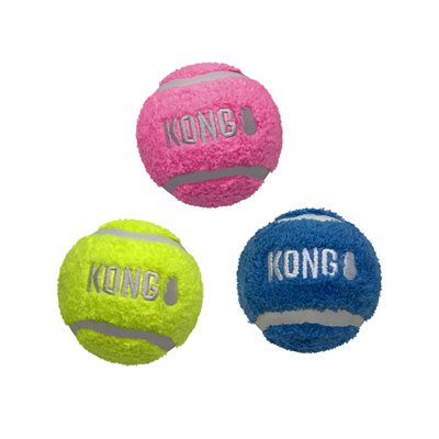 KONG Sport Softies Balls 3-Pack Assorted Small