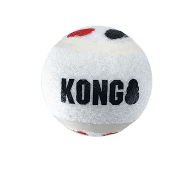 KONG Balles « Signature » Sport Petites Paquet de 3