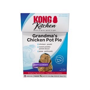 KONG Kitchen Soft & Chewy Grandma's Chicken Pot Pie 7oz