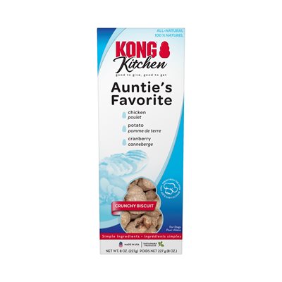 KONG Kitchen Crunchy Biscuit Auntie's Favorite 8oz