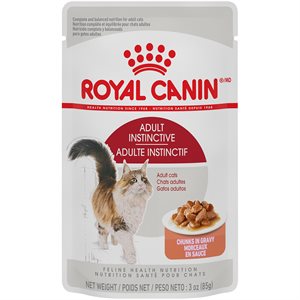 Royal Canin Nutrition Santé Féline Adulte Instinctif Tranches en Sauce Sachet 123oz