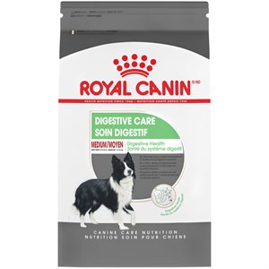 Royal Canin Nutrition Soin pour Chiens Soin Taille Moyenne Digestif 30LBS