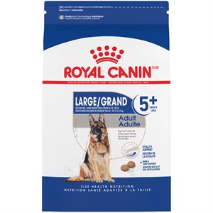 Royal Canin Nutrition Santé de Taille Grande Adulte 5+ pour Chiens 30LBS