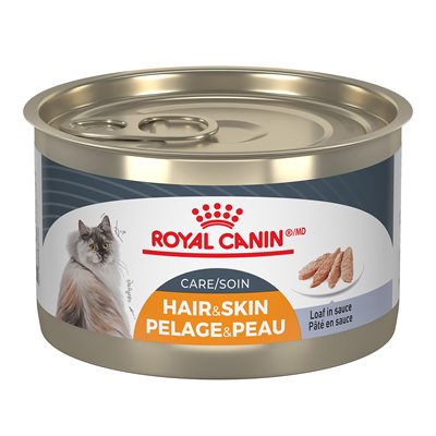 Royal Canin Feline Care Nutrition Hair & Skin Care Loaf in Sauce Cat 24 / 5.1oz