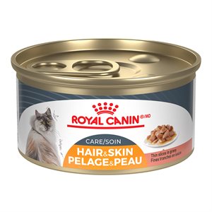 Royal Canin Feline Care Nutrition Hair & Skin Care Thin Slices In Gravy Cat 24 / 3oz