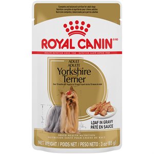 Royal Canin Nutrition Santé de Race Yorkshire Terrier Tranches en Sauce pour Chiens 12 / 3oz