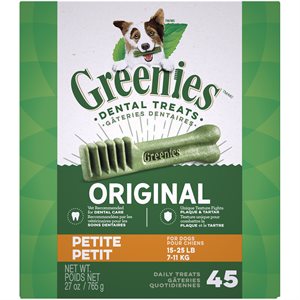 Greenies Canin Original « Treat Tub Pak™ » Petite 27 oz. 