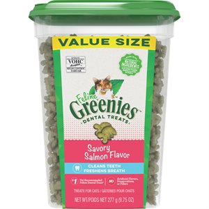 Greenies Feline Salmon Complete Dental Treat 9.75oz