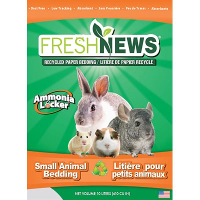 Pestell Fresh News Recycled Paper Small Animal Bedding 10 L