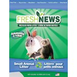Pestell Fresh News Litière Granulée pour Petits Animaux en Papier Recyclé 10 L
