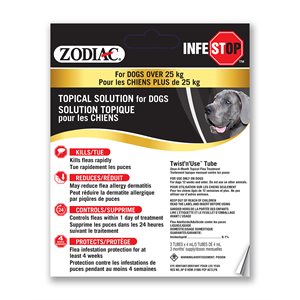 Zodiac Infestop Topical Flea Adulticide for Dogs Over 25KG