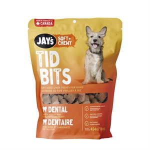 Waggers Jay's Soft & Chewy Tid Bits Dental 454g