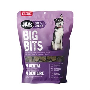Waggers Jay's « Big Bits » Gâteries Dentaires Doux & Moelleux 454g