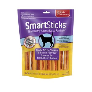 Spectrum Bâtons à Mâcher « SmartSticks » Bacon & Fromage 10 MCX