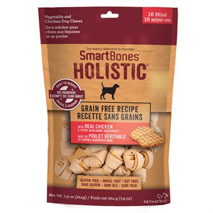 Spectrum SmartBones Holistic Grain Free Mini 16 Pack