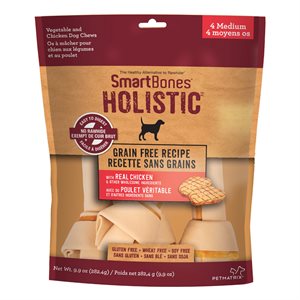 Spectrum SmartBones Holistic Grain Free Medium 4 Pack