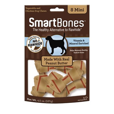 Spectrum Smart Bones Peanut Butter Mini 8 Pack