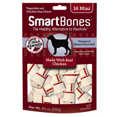 Spectrum Smart Bones Chicken Mini 16 Pack