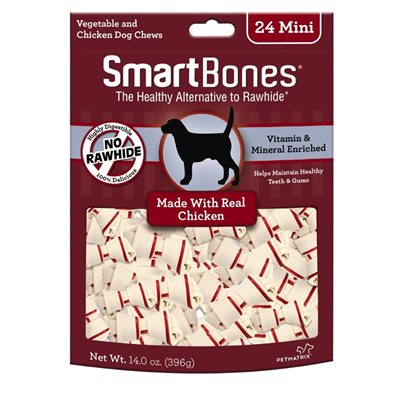 Spectrum Smart Bones Chicken Mini 24 Pack