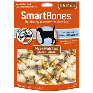 Spectrum Smart Bones Sweet Potato Mini 24 Pack
