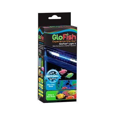 Spectrum GloFish Light 5 Gallon 6" White & Blue LED Stick