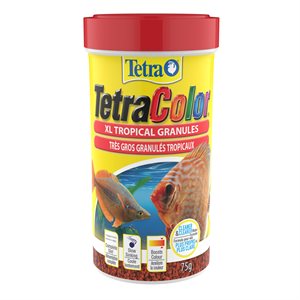Spectrum Brands Tetra Color Nourriture pour Poissons Tropicaux Granulés XL 2.65oz
