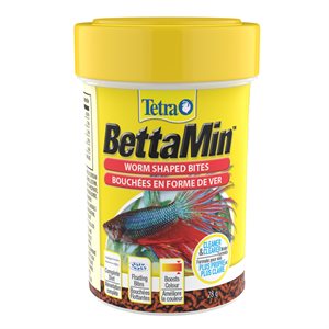 Spectrum Tetra BettaMin Bouchées en Forme de Ver 0.98oz
