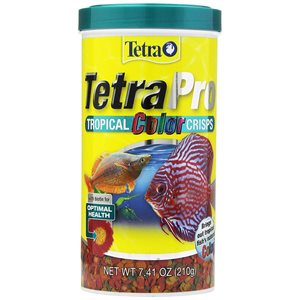 Spectrum Tetra PRO Fish Food Tropical Color Crisps 7.41oz