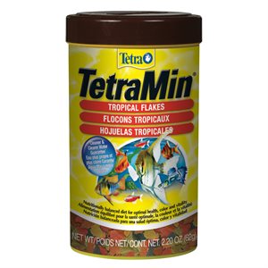 Tetra Flocons « TetraMin » pour Poissons Tropicaux 2.2oz