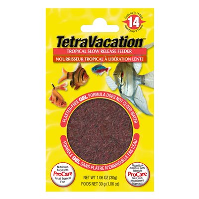 Tetra « TetraVacation » Nourriseur Tropicale à Base Gel (Bilingue) 1.06oz
