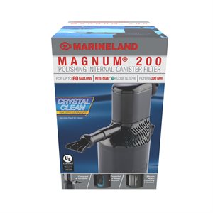 Spectrum Marineland Magnum 200 Filtre à Cartouche Interne Polissant Jusqu'à 60GAL