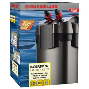 Marineland Filtre en Forme de Cylindre « Magniflow 360 » jusqu'à 100 Gallons 