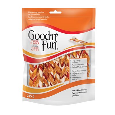 Spectrum Brands Good ‘n’ Fun Triple Flavor Twist Sticks 245 G