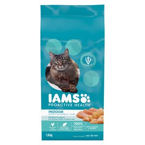 IAMS Proactive Health Adult Indoor Cat Weight & Hairball Care 3.5LB