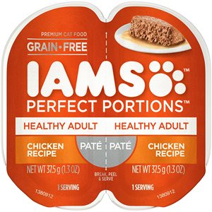IAMS Cat Perfect Portions Pâté Grain Free Chicken Recipe 24 / 2.6oz